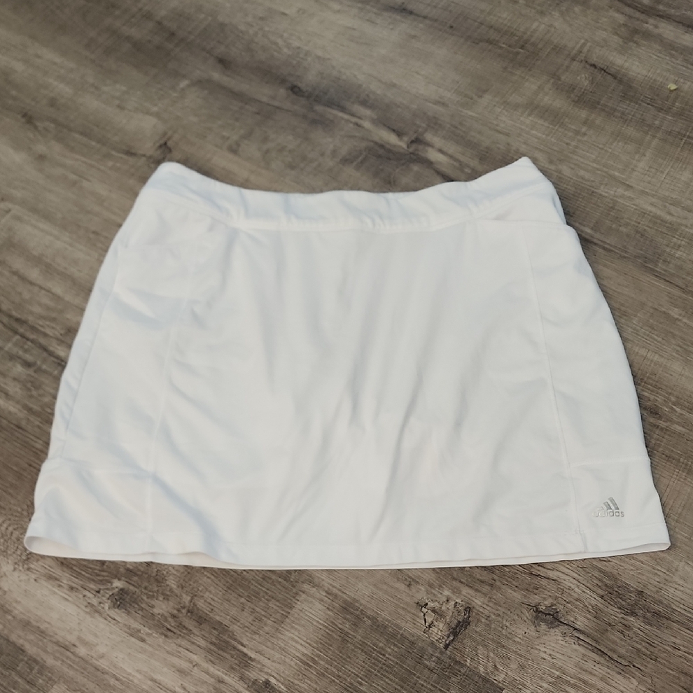Adidas Classic White Sports Skirt